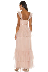 Tiered Ruffle Gown