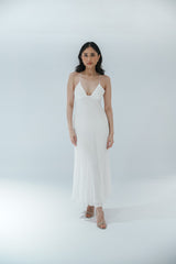 White Linen Maxi Dress