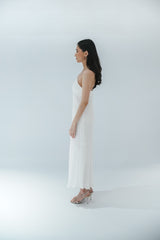 White Linen Maxi Dress