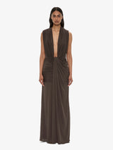 Ripple Drape Gown