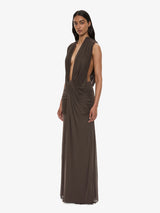 Ripple Drape Gown