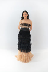 Tulle Tiered Gown
