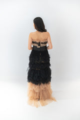 Tulle Tiered Gown