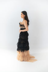 Tulle Tiered Gown