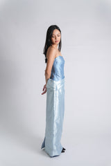 Custom Mermaid Bustier Top and Twisted Maxi Skirt