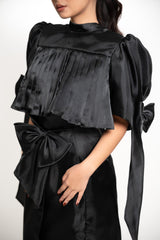Smock Neck Bow Modern Filipiana Set