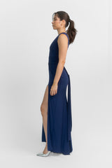 V-Neck Slit Maxi Dress