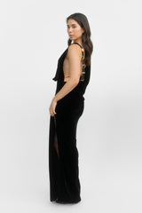 Velvet Evening Dress