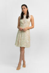 Ivory Sequin Cocktail Dress