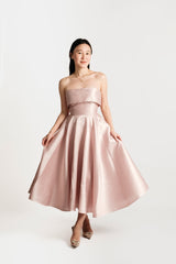 Circle Skirt Midi Dress