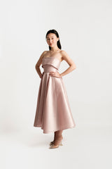 Circle Skirt Midi Dress