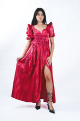 Modern Filipiniana with Slit