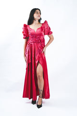 Modern Filipiniana with Slit