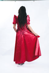 Modern Filipiniana with Slit