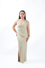Elvira Cowl Neck Maxi Dress