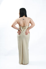 Elvira Cowl Neck Maxi Dress