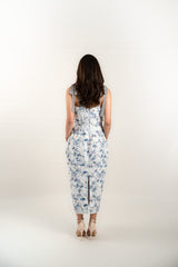 Floral Ribbon tie dress