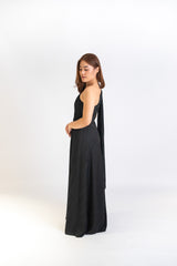 Off Shoulder Black Gown