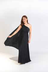Off Shoulder Black Gown