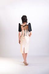 Filipiniana Dress with Detachable Sleeves