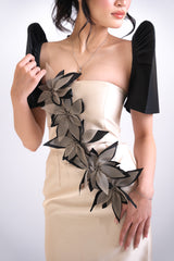 Filipiniana Dress with Detachable Sleeves