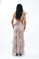 Floral Applique Gown
