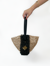 Raffia Woven Shoulder Bag