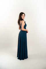 Cross-Tie Maxi Dress