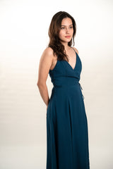 Cross-Tie Maxi Dress