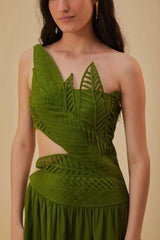 Leaf Midi Dress