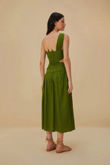 Leaf Midi Dress