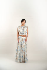 Chiffon Eden Top and Skirt Set