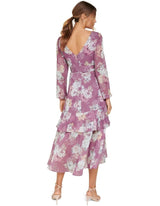 Fleur Petite Long Sleeve Wrap Dress