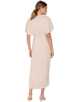 Jasmine batwing Wrap Midi Dress