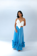 Two-piece Top and Maxi Skirt Set