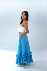 Two-piece Top and Maxi Skirt Set