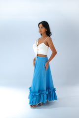 Two-piece Top and Maxi Skirt Set