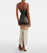 Breeze Ruched Mesh Dress