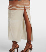 Breeze Ruched Mesh Dress