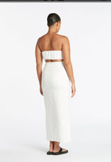 Ava Strapless Midi Dress