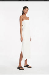 Ava Strapless Midi Dress