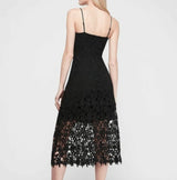 Eri Ali Ariadne Lace Midi Dress