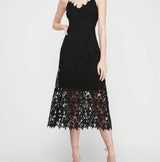 Eri Ali Ariadne Lace Midi Dress