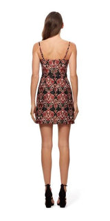 April Jacquard Mini Dress