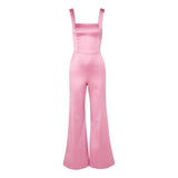 Donna Stretch Satin Jumpsuit