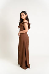 Asymmetric Knot Drape Gown
