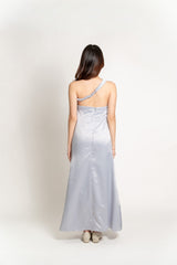 Asymmetric Drape Maxi Dress