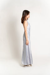 Asymmetric Drape Maxi Dress