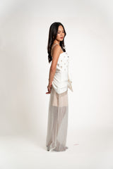 Tube Fringe Gown