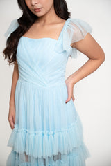 Ruffle Tiered Gown